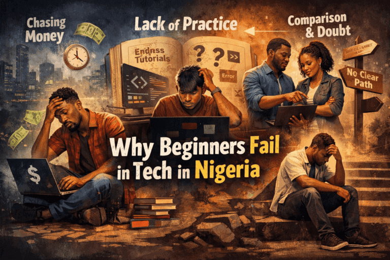 Why Beginners Fail in Tech in Nigeria (And How to Avoid It)