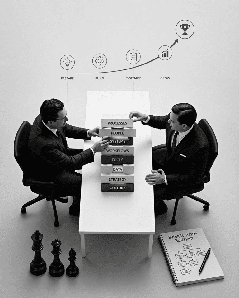 Build Business Systems Before You Need Them: Why Smart Founders Prepare Before Growth